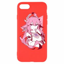 Чехол для iPhone SE 2020 Yae Miko portrait - PrintSalon