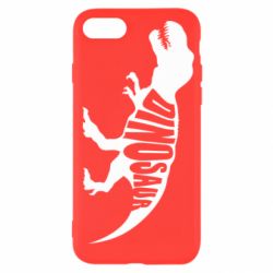 Чохол для iPhone SE 2022 Dinosaur text - PrintSalon
