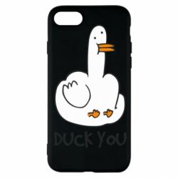 Чехол для iPhone SE 2022 Duck you - PrintSalon
