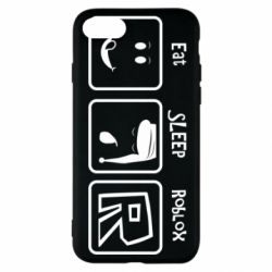 Чохол для iPhone SE 2022 Eat Sleep Roblox - PrintSalon