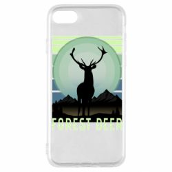 Чехол для iPhone SE 2022 Forest deer - PrintSalon