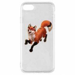 Чехол для iPhone SE 2022 Fox in flight - PrintSalon