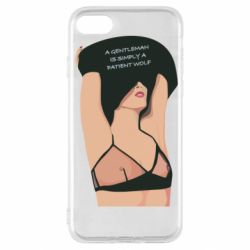 Чехол для iPhone SE 2022 Gentleman Is Simply A Patient Wolf - PrintSalon