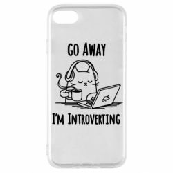 Чехол для iPhone SE 2022 Go away i'm introverting - PrintSalon