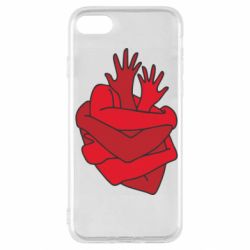 Чехол для iPhone SE 2022 Heart out of hands - PrintSalon
