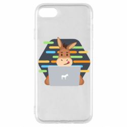 Чехол для iPhone SE 2022 Horse hacker - PrintSalon