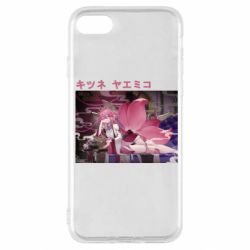 Чехол для iPhone SE 2022 Кицунэ Яэ Мико - PrintSalon