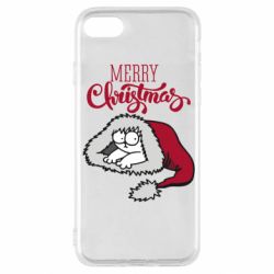 Чехол для iPhone SE 2022 Кот саймона рождество - PrintSalon