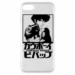 Чехол для iPhone SE 2022 Ковбой Бибоп с ружьем - PrintSalon