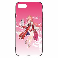 Чохол для iPhone SE 2022 Mischievous Yae Miko - PrintSalon