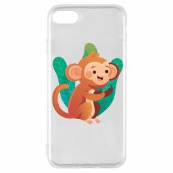 Чехол для iPhone SE 2022 Monkey. Fuck You - PrintSalon