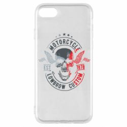 Чехол для iPhone SE 2022 Moto skull - PrintSalon