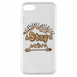 Чехол для iPhone SE 2022 Mountains - Stay Wild - PrintSalon