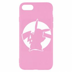 Чехол для iPhone SE 2022 Pikachu silhouette - PrintSalon