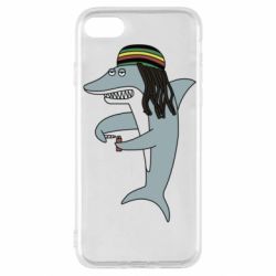 Чехол для iPhone SE 2022 Shark Rastaman - PrintSalon