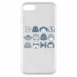 Чехол для iPhone SE 2022 Star wars icons - PrintSalon