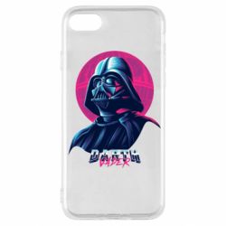 Чехол для iPhone SE 2022 Synthwave Darth Vader - PrintSalon