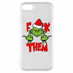 Чехол для iPhone SE 2022 The grinch f*ck them - PrintSalon
