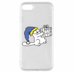 Чехол для iPhone SE 2022 Украинский кот саймона с подарком - PrintSalon