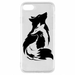 Чехол для iPhone SE 2022 Wolf And Fox - PrintSalon