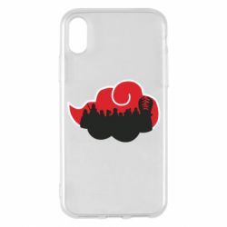 Чехол для iPhone X/Xs Akatsuki Members Red Cloud - PrintSalon
