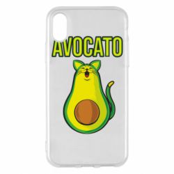 Чехол для iPhone X/Xs Avocato - PrintSalon