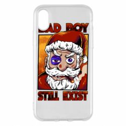 Чехол для iPhone X/Xs Bad Santa - PrintSalon