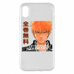 Чехол для iPhone X/Xs Bleach Ichigo Art