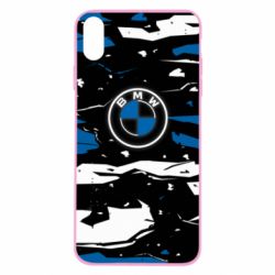 Чехол для iPhone X/Xs BMW logo and art background - PrintSalon