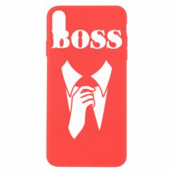 Чехол для iPhone X/Xs Boss Costume - PrintSalon