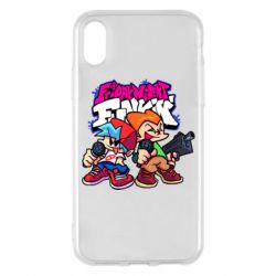 Чехол для iPhone X/Xs Boyfriend And Pico