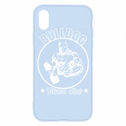 Чехол для iPhone X/Xs Bulldog Fitness Club