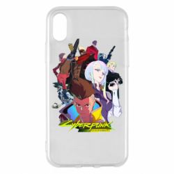 Чехол для iPhone X/Xs Cyberpunk: Edgerunners - PrintSalon