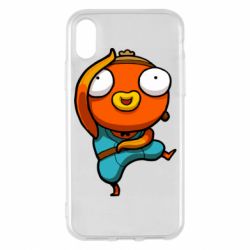 Чехол для iPhone X/Xs Dancing Fishstick - PrintSalon