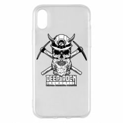 Чехол для iPhone X/Xs Deep Rock Galactic skull - PrintSalon
