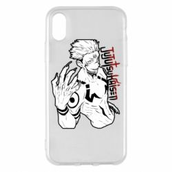 Чехол для iPhone X/Xs Demon Sukuna art - PrintSalon