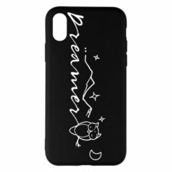 Чехол для iPhone X/Xs Dreamer  owl - PrintSalon