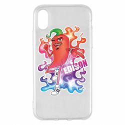 Чехол для iPhone X/Xs Эдисон - PrintSalon
