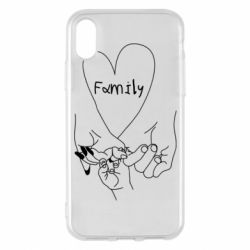 Чехол для iPhone X/Xs Family - PrintSalon