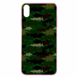 Чохол для iPhone X/Xs Fisherman Camouflage - PrintSalon