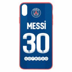 Чехол для iPhone X/Xs Форма Месси ПСЖ - PrintSalon