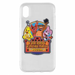 Чехол для iPhone X/Xs Freddy Pizza - PrintSalon
