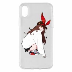 Чехол для iPhone X/Xs Genshin Impact Amber - PrintSalon