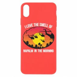 Чехол для iPhone X/Xs I love the smell napalm, in the morning - PrintSalon