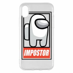 Чехол для iPhone X/Xs Impostor AmongUs - PrintSalon