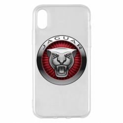 Чехол для iPhone X/Xs Jaguar Logo circle - PrintSalon