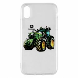 Чохол для iPhone X/Xs John Deere Tractor and logo - PrintSalon