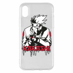 Чехол для iPhone X/Xs Kakashi - PrintSalon