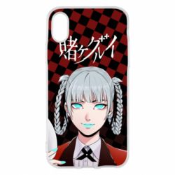 Чохол для iPhone X/Xs Kakegurui - Kirari Momobami - PrintSalon