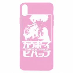 Чехол для iPhone X/Xs Ковбой Бибоп с ружьем - PrintSalon